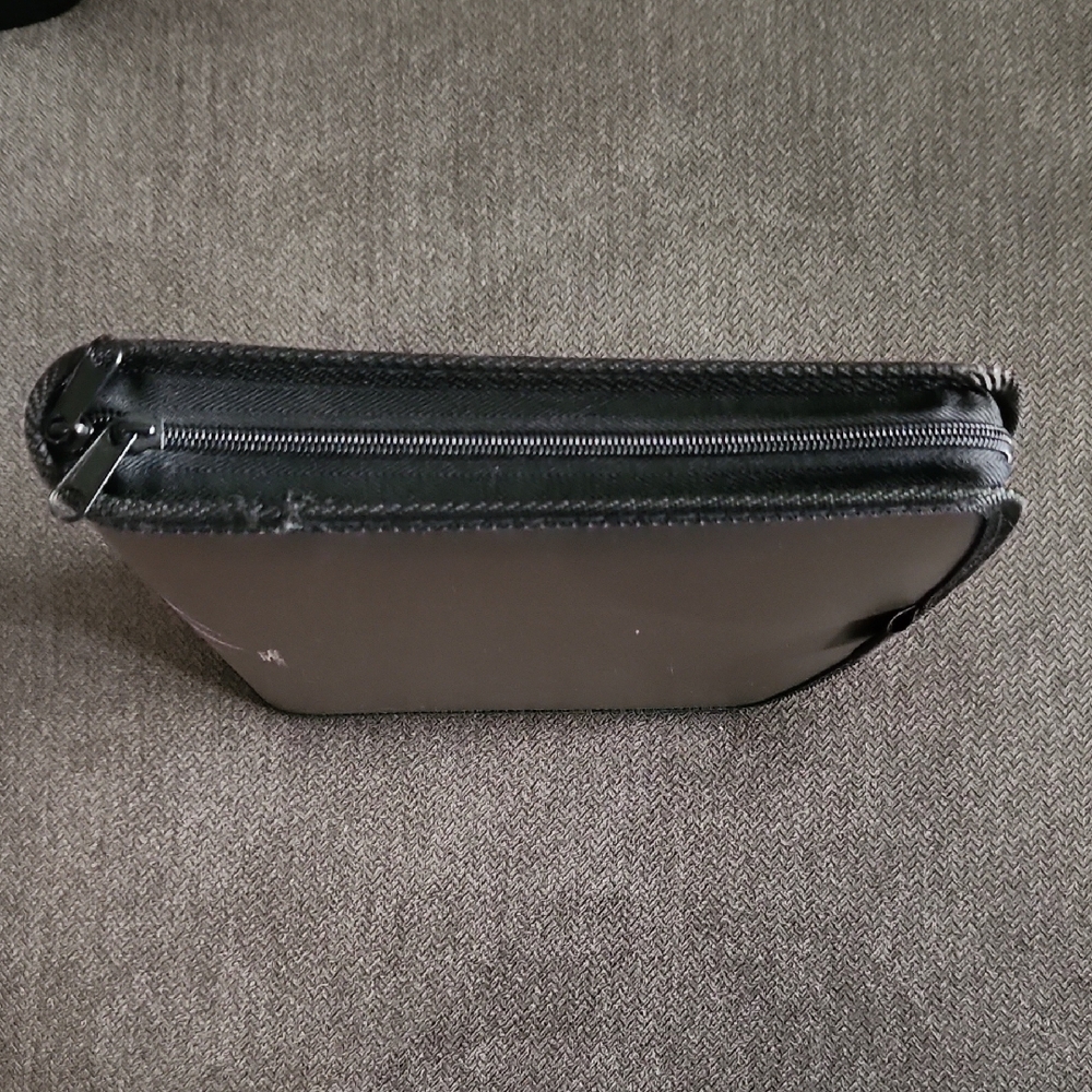 NWOT Globe-Weis Brown and black zippered file folder/folio w tabbed dividers OS - Picture 2 of 5
